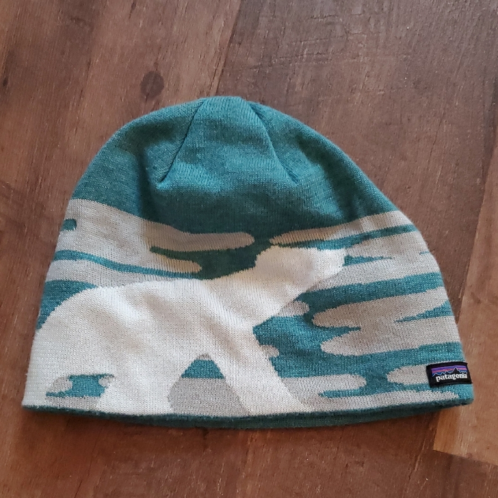 Patagonia Blue Polar Bear Beanie